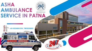 Better Train Ambulance Service available 24/7 hours |ASHA