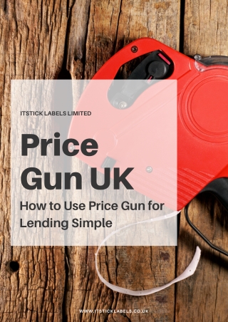 How to Use Price Gun for lending simple