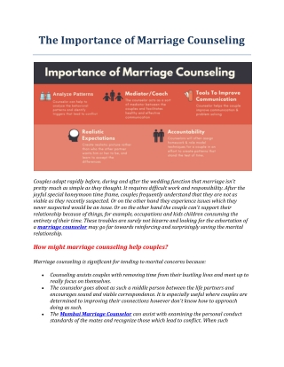 Marriage Counsellor in Mumbai