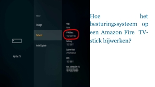 Hoe het besturingssysteem op een Amazon Fire TV-stick bijwerken?