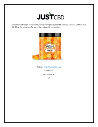 cbd gummies|Justcbdstore.uk