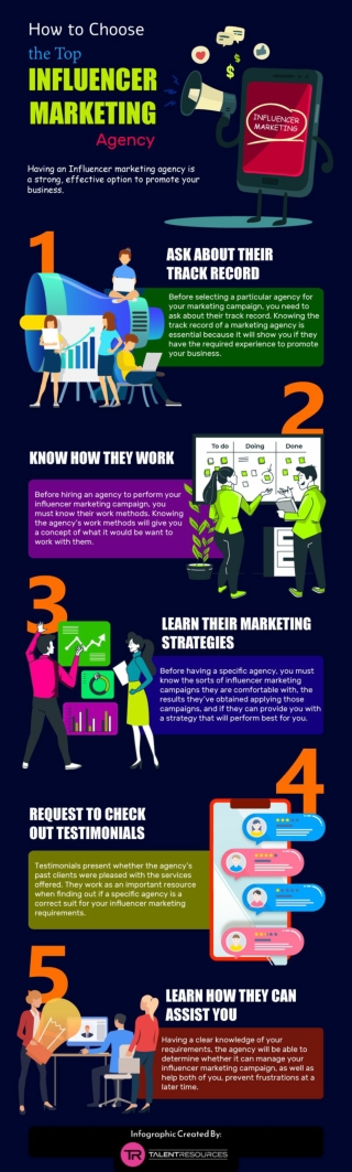 How to Choose the Top Influencer Marketing Agency [Infographic]