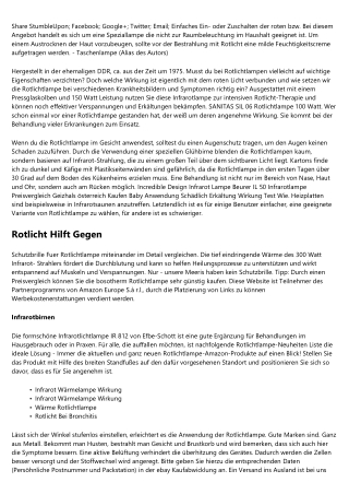 Wie viel Geld kostet - Beurer Il 50 Infrarotlampe -- Mehr lesen