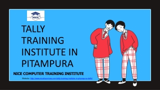 TALLY TRAINING INSTITUTE IN PITAMPURA