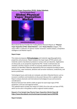 Worldwide Physical Vapor Deposition Market Report Forecast to 2025