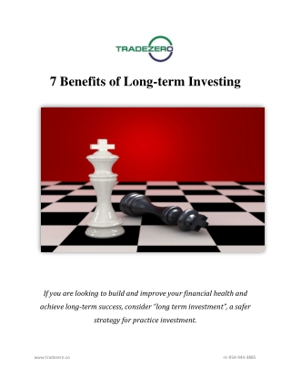 7 Benefits Of Long-Term Investing