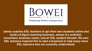 Teach ESL Online - Bowei Strategy