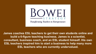 Teach ESL Online - Bowei Strategy