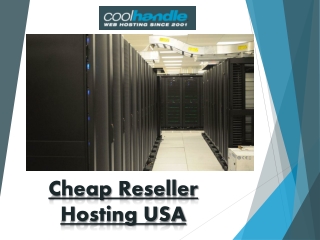 Cheap Reseller Hosting USA
