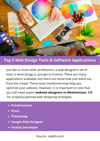 Top 5 Web Design Tools & Software Applications