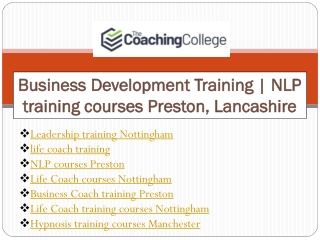 NLP courses Preston