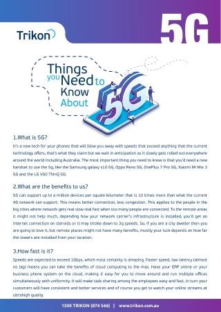 What is 5G?