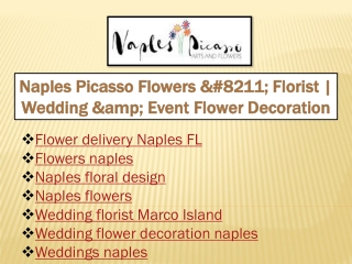 Naples floral design