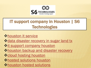 it support company houston