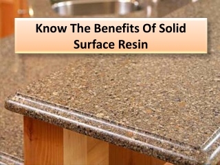 Solid surface countertop basics to understand before you buy
