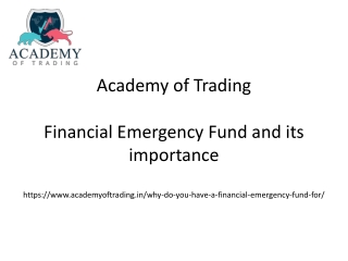 Financial Emergency Fund