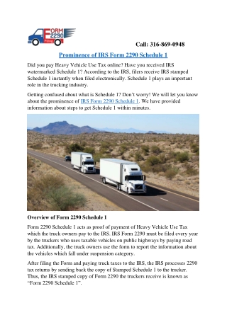 E-File Form 2290 - Trucking Tax Center | Internal Revenue Service