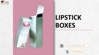 Lipstick boxes Printed logo & Design in Texas, USA