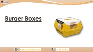 Burger boxes with best printing designs in UK