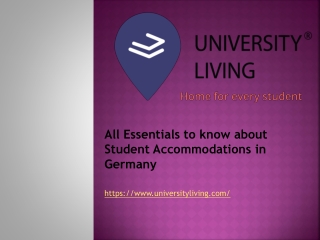 All Essentials to know about Student Accommodations in Germany