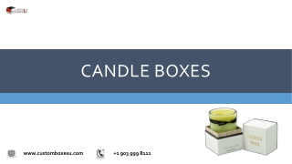 Make Your Own candle boxes With free Shipping in USA