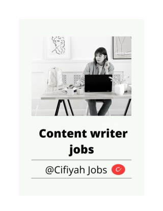 What is content writer jobs? Here are some guide to do this jobs as work from home.