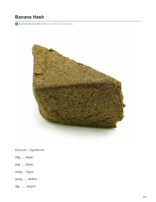 Banana Hash