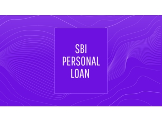 SBI Personal Loan