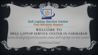 Dell Laptop Service Center in Faridabad