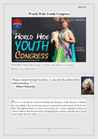 World Wide Youth Congress