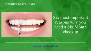 Best Dental Care Treatment In Whitefield | Sunshine Dental
