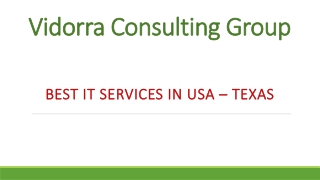 Best IT Services in USA – Texas