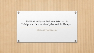 Famous temples that you can visit in Udaipur with your family by taxi in Udaipur