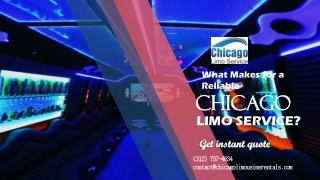 What Makes for a Reliable Chicago Limo Service?