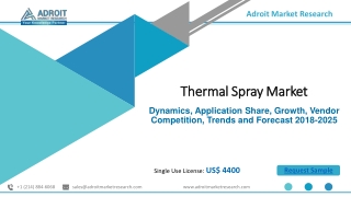 Global Thermal Spray Market Size, Share , Price Forecast Report 2025