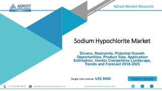 Global Sodium Hypochlorite Market Size, Share , Forecast Report 2025