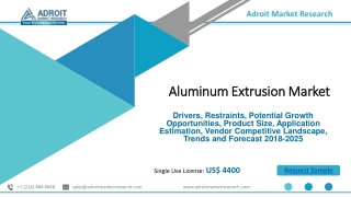 Global Aluminum Extrusion Market Size , Growth Analysis Report 2025