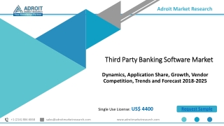 Global Third Party Banking Software Market Size , Forecast Report 2025
