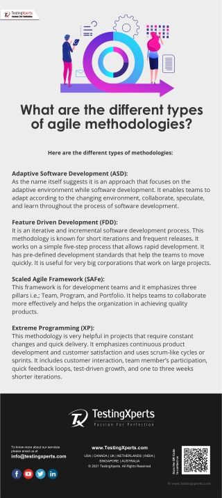 What are the different types of agile methodologies?