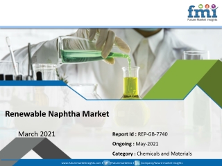 Renewable Naphtha Market Global Demand, Growth, Opportunities, Top Key Players and Forecast to 2028 | FMI Report