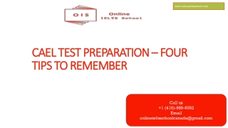CAEL TEST PREPARATION – FOUR TIPS TO REMEMBER