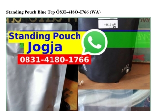Standing Pouch Blue Top 0831.4180.1766(WA)