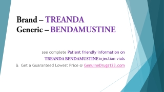What are the side effects of bendamustine?
