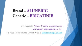 What are the side effects of Brigatinib?