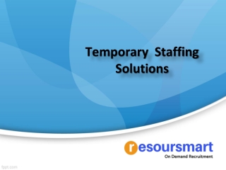 Temporary Staffing Agency in Hyderabad, Temporary Staffing Solutions In Hyderabad – Resoursmart