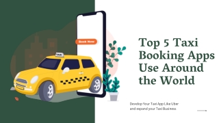 Top 5 Taxi Booking Apps