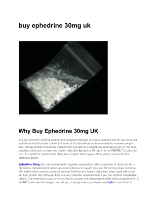 buy ephedrine 30mg uk