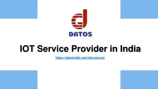 IOT Service Provider in India  