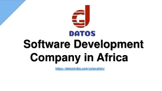 Software Development Company in Africa   