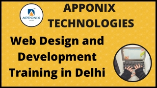 WEB DESIGNING INSTITUTE IN DELHI